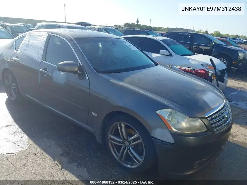 2007 Infiniti M35 VIN: JNKAY01E97M312438 Lot: 41868192