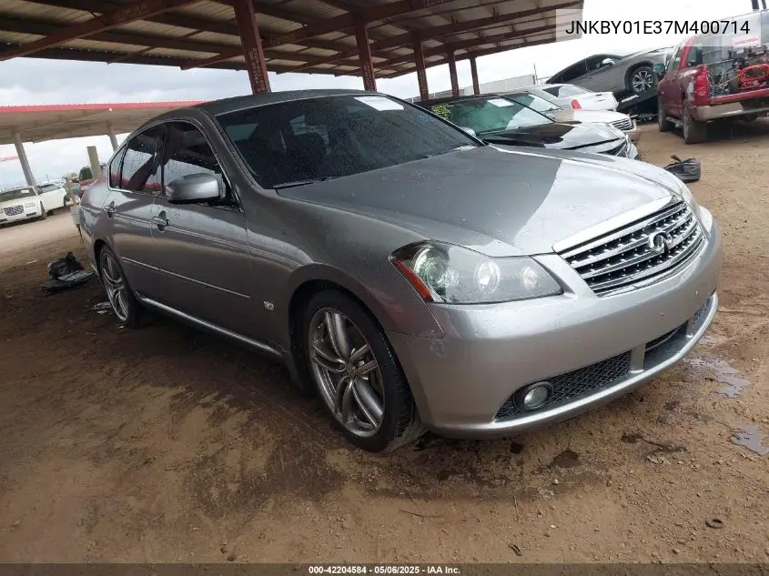 2007 Infiniti M45 Sport VIN: JNKBY01E37M400714 Lot: 42204584