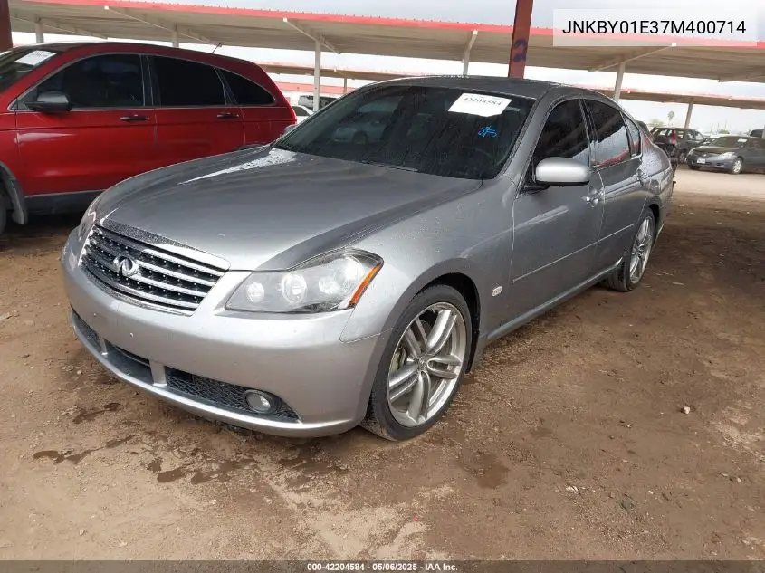 2007 Infiniti M45 Sport VIN: JNKBY01E37M400714 Lot: 42204584