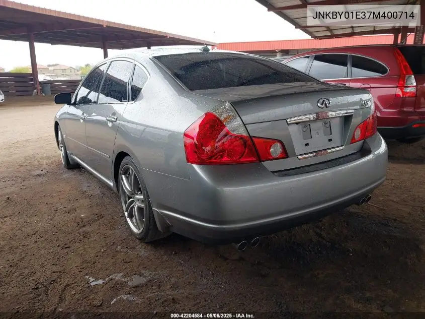 2007 Infiniti M45 Sport VIN: JNKBY01E37M400714 Lot: 42204584
