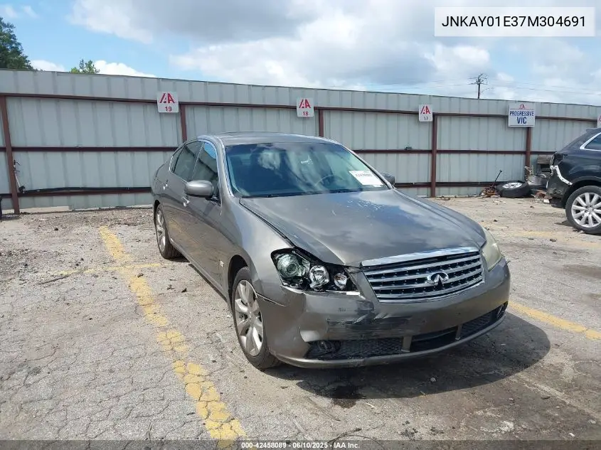 2007 Infiniti M35 VIN: JNKAY01E37M304691 Lot: 42458089