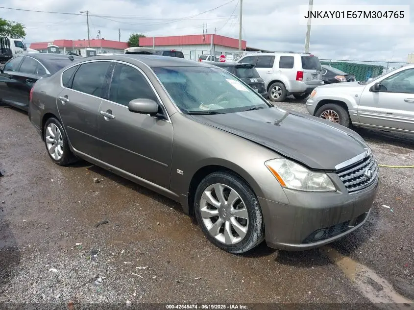 2007 Infiniti M35 VIN: JNKAY01E67M304765 Lot: 42545474