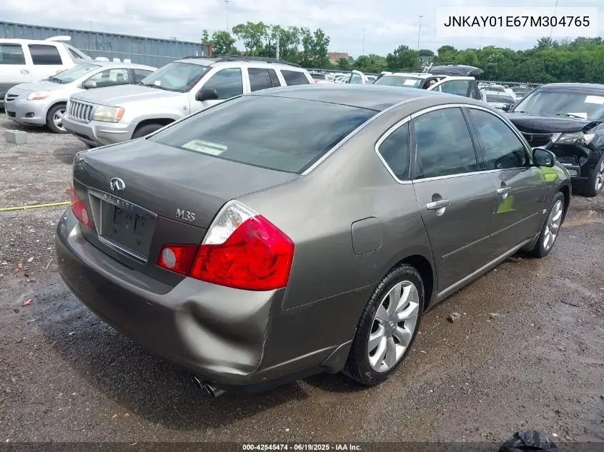 2007 Infiniti M35 VIN: JNKAY01E67M304765 Lot: 42545474