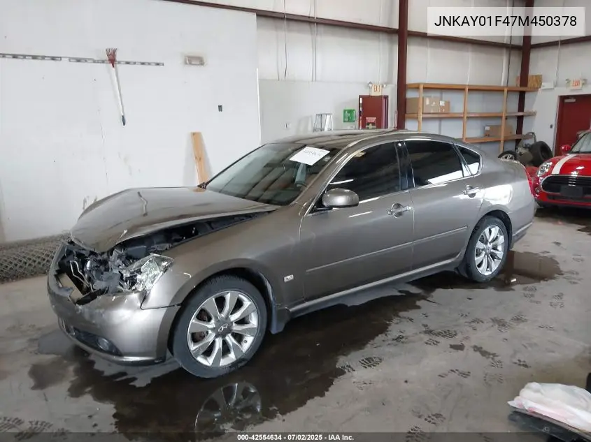 JNKAY01F47M450378 2007 Infiniti M35 Sport