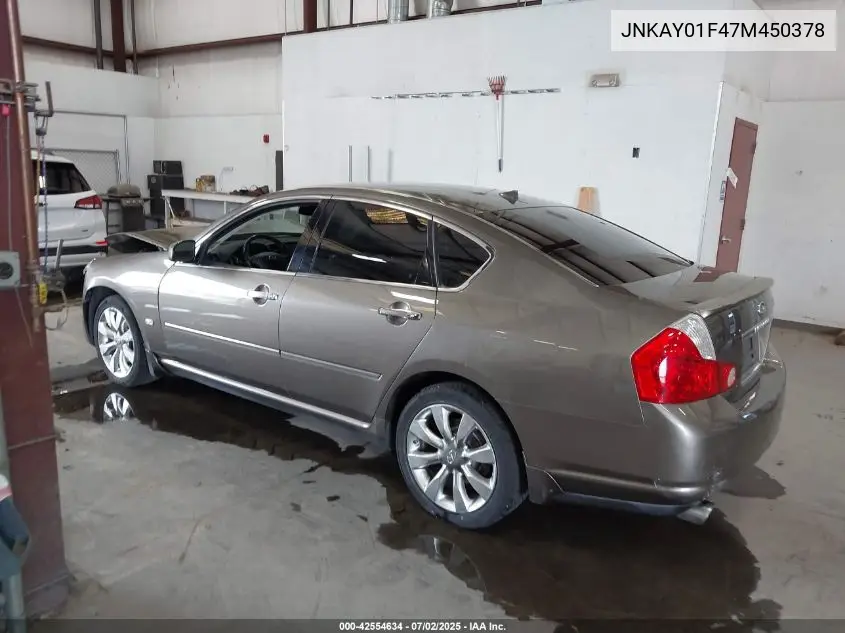 JNKAY01F47M450378 2007 Infiniti M35 Sport