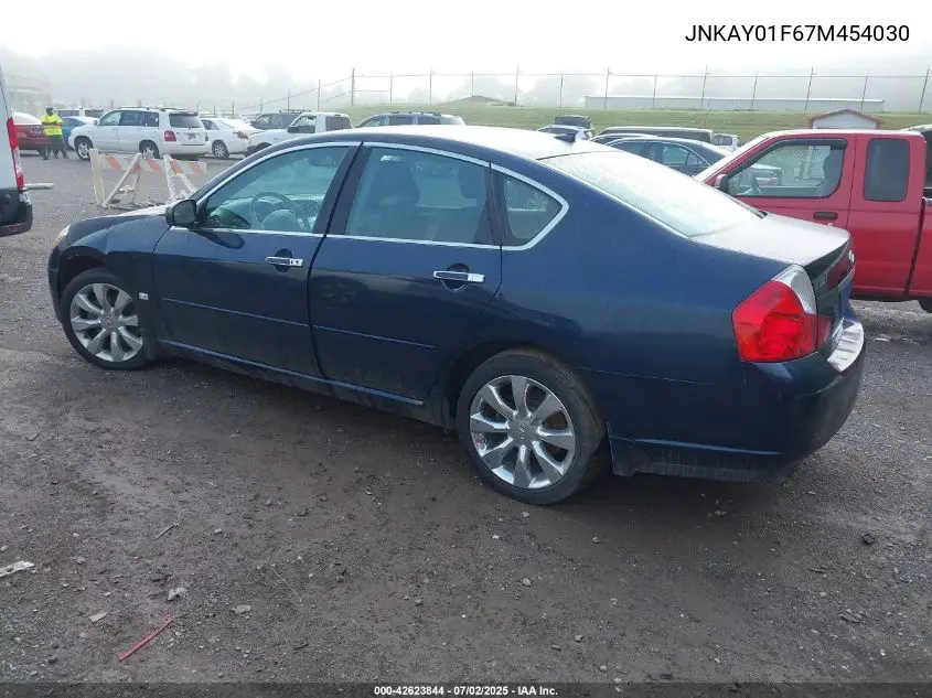 2007 Infiniti M35X Sport VIN: JNKAY01F67M454030 Lot: 42623844