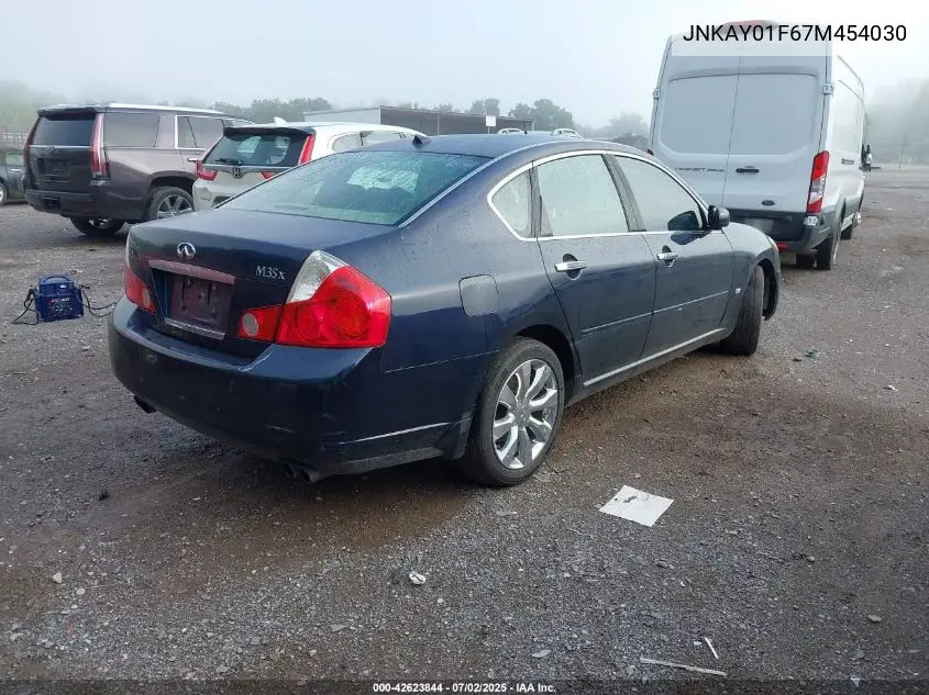 2007 Infiniti M35X Sport VIN: JNKAY01F67M454030 Lot: 42623844