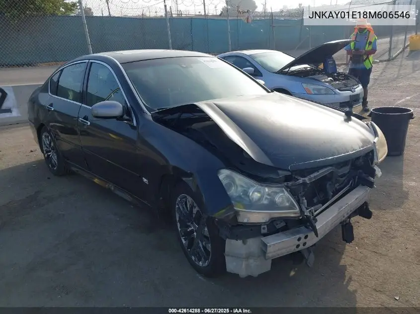 2008 Infiniti M35 VIN: JNKAY01E18M606546 Lot: 42614288