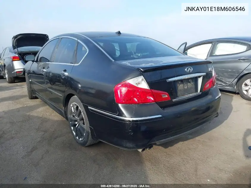 2008 Infiniti M35 VIN: JNKAY01E18M606546 Lot: 42614288