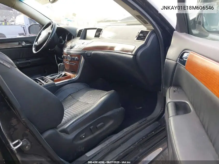 2008 Infiniti M35 VIN: JNKAY01E18M606546 Lot: 42614288