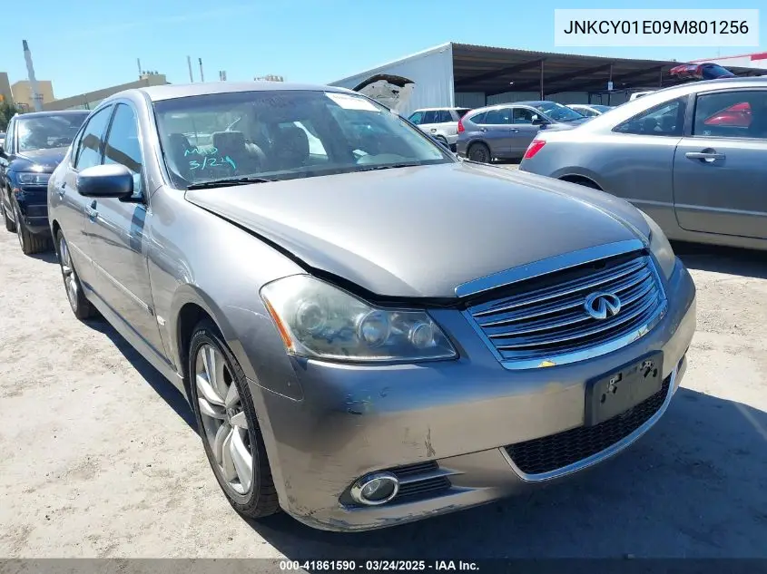 2009 Infiniti M35 VIN: JNKCY01E09M801256 Lot: 41861590