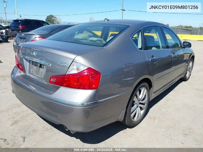 2009 Infiniti M35 VIN: JNKCY01E09M801256 Lot: 41861590