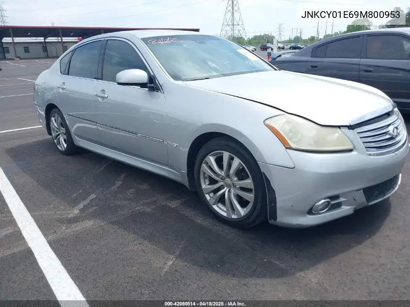 2009 Infiniti M35 VIN: JNKCY01E69M800953 Lot: 42060514