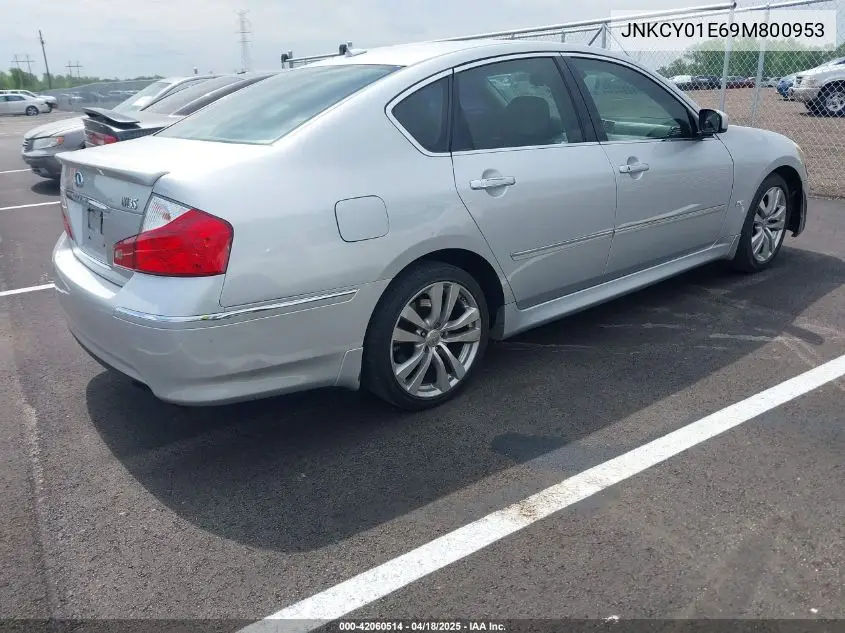 2009 Infiniti M35 VIN: JNKCY01E69M800953 Lot: 42060514