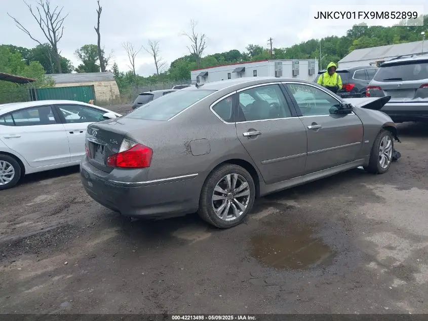2009 Infiniti M35X VIN: JNKCY01FX9M852899 Lot: 42213498