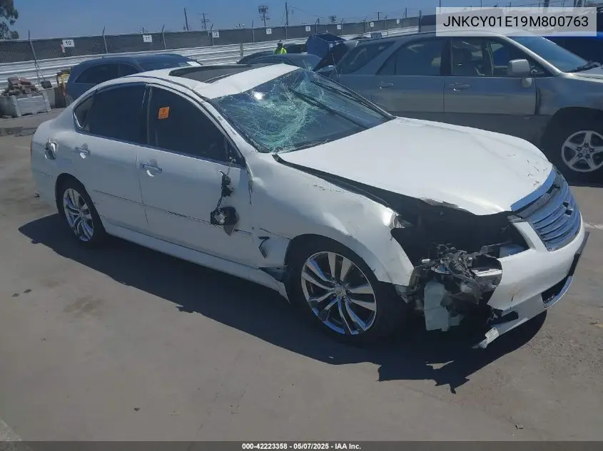 2009 Infiniti M35 VIN: JNKCY01E19M800763 Lot: 42223358