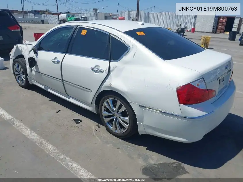 2009 Infiniti M35 VIN: JNKCY01E19M800763 Lot: 42223358