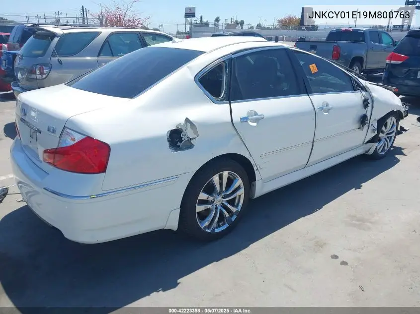 2009 Infiniti M35 VIN: JNKCY01E19M800763 Lot: 42223358