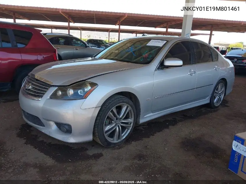 2009 Infiniti M35 VIN: JNKCY01E19M801461 Lot: 42229813