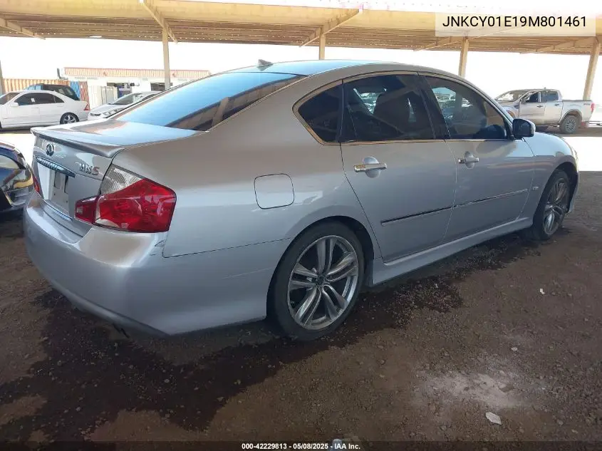 2009 Infiniti M35 VIN: JNKCY01E19M801461 Lot: 42229813