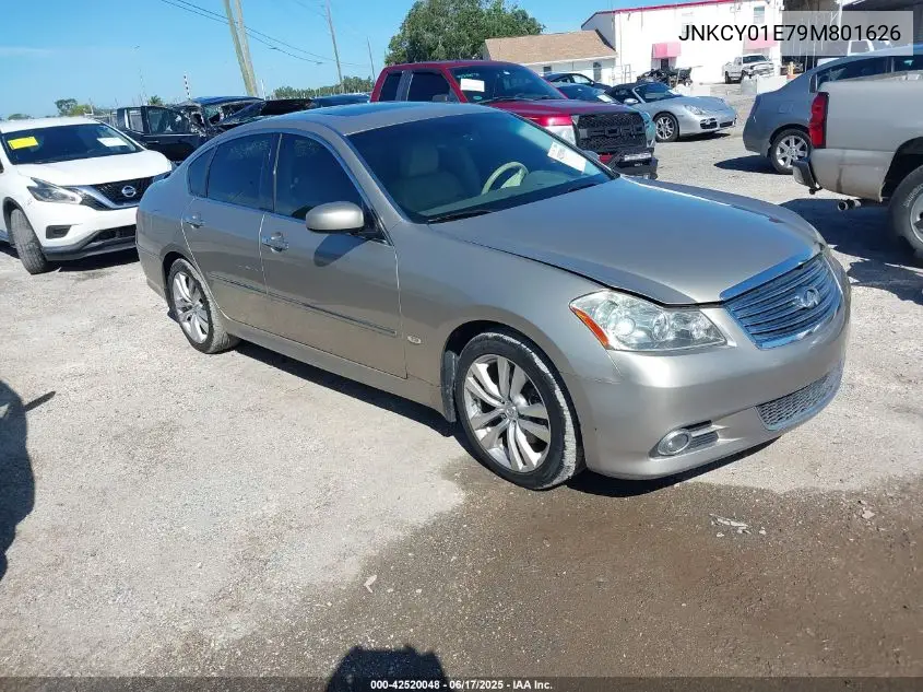 2009 Infiniti M35 VIN: JNKCY01E79M801626 Lot: 42520048