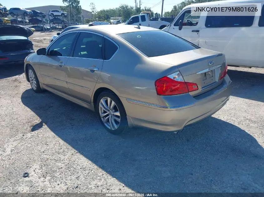 2009 Infiniti M35 VIN: JNKCY01E79M801626 Lot: 42520048