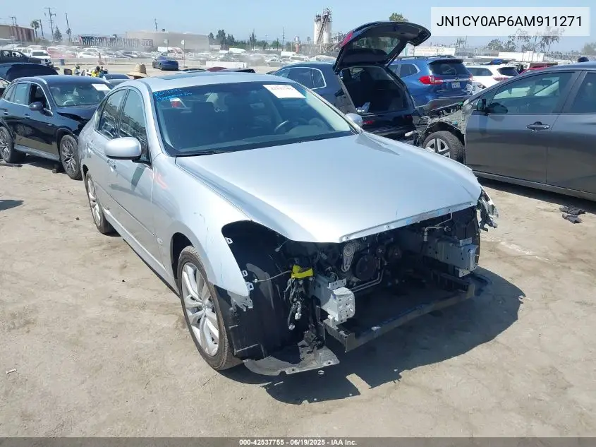2010 Infiniti M35 VIN: JN1CY0AP6AM911271 Lot: 42537755