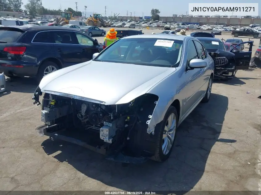 2010 Infiniti M35 VIN: JN1CY0AP6AM911271 Lot: 42537755