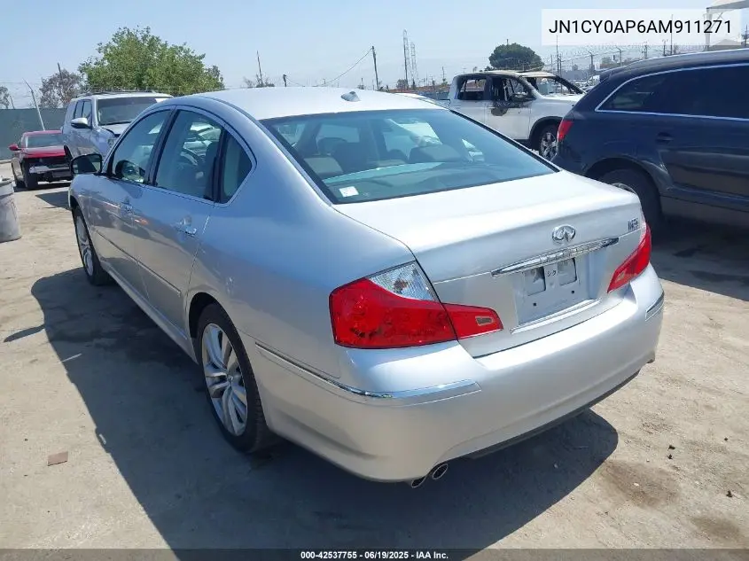 2010 Infiniti M35 VIN: JN1CY0AP6AM911271 Lot: 42537755