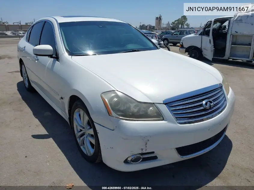 2010 Infiniti M35 VIN: JN1CY0AP9AM911667 Lot: 42659950