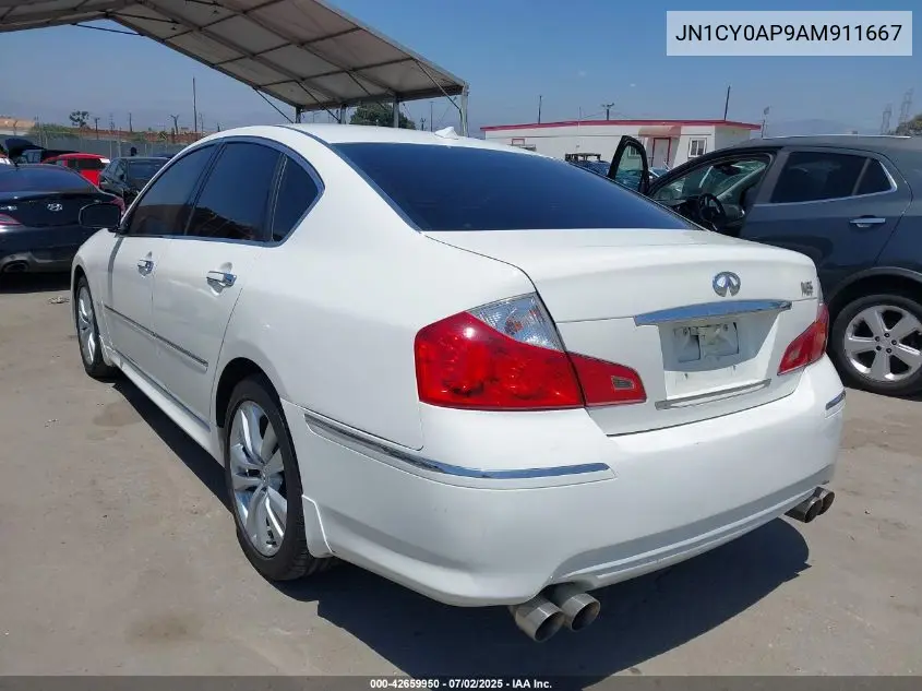 2010 Infiniti M35 VIN: JN1CY0AP9AM911667 Lot: 42659950