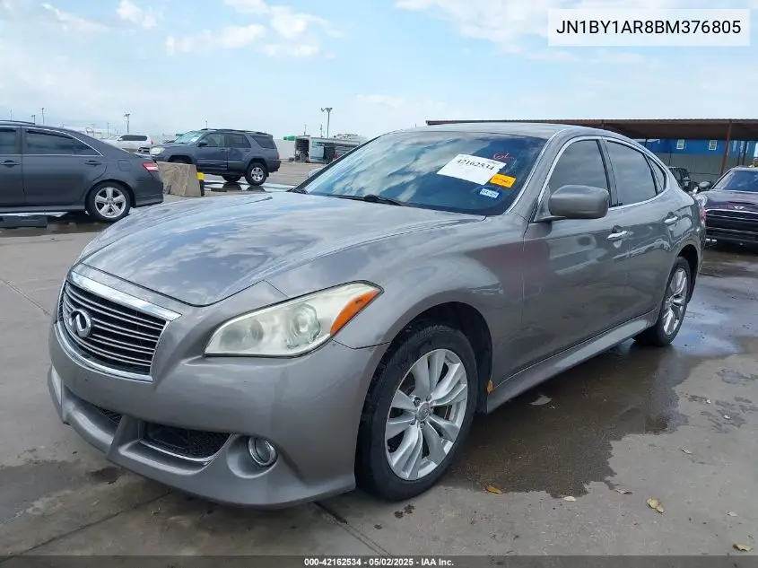 2011 Infiniti M37X VIN: JN1BY1AR8BM376805 Lot: 42162534