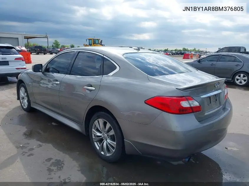 2011 Infiniti M37X VIN: JN1BY1AR8BM376805 Lot: 42162534