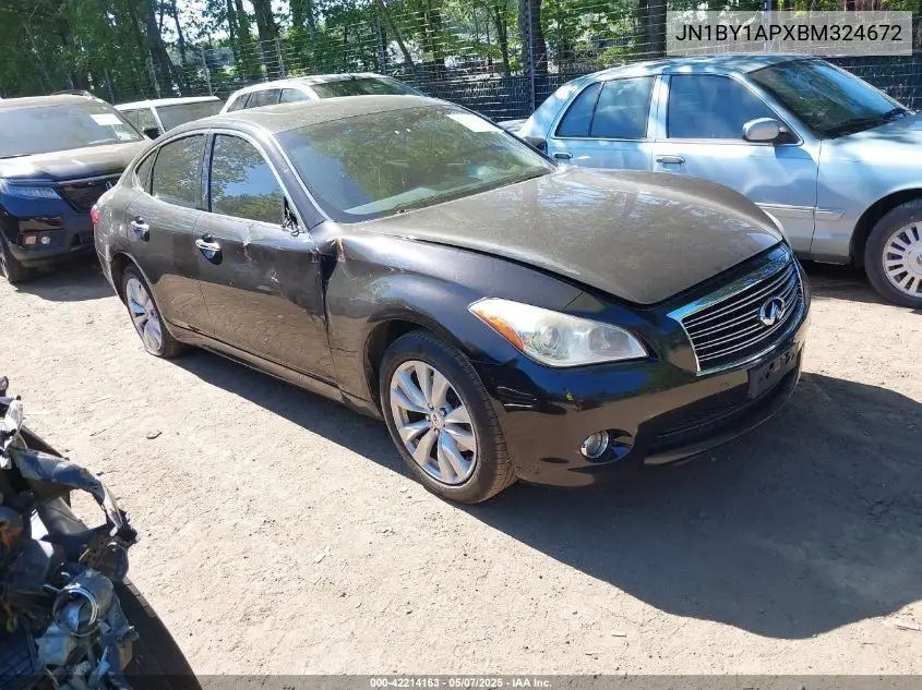 2011 Infiniti M37 VIN: JN1BY1APXBM324672 Lot: 42214163