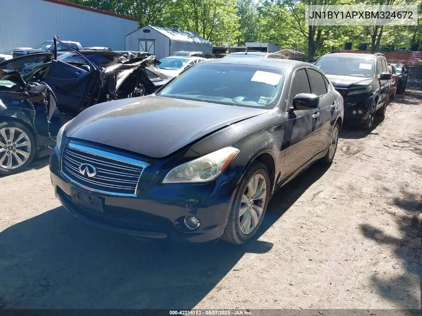 2011 Infiniti M37 VIN: JN1BY1APXBM324672 Lot: 42214163