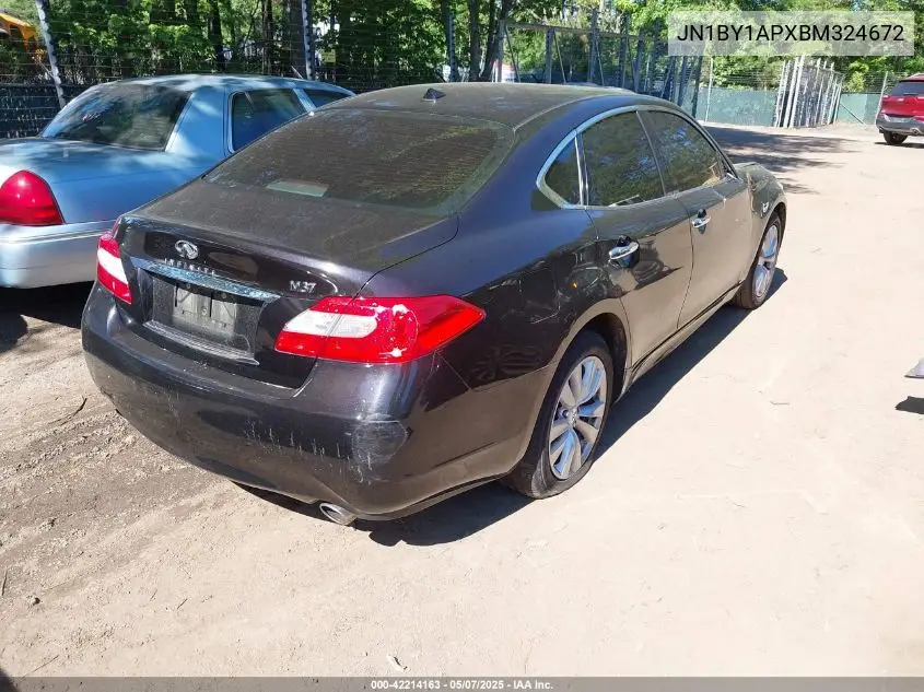2011 Infiniti M37 VIN: JN1BY1APXBM324672 Lot: 42214163