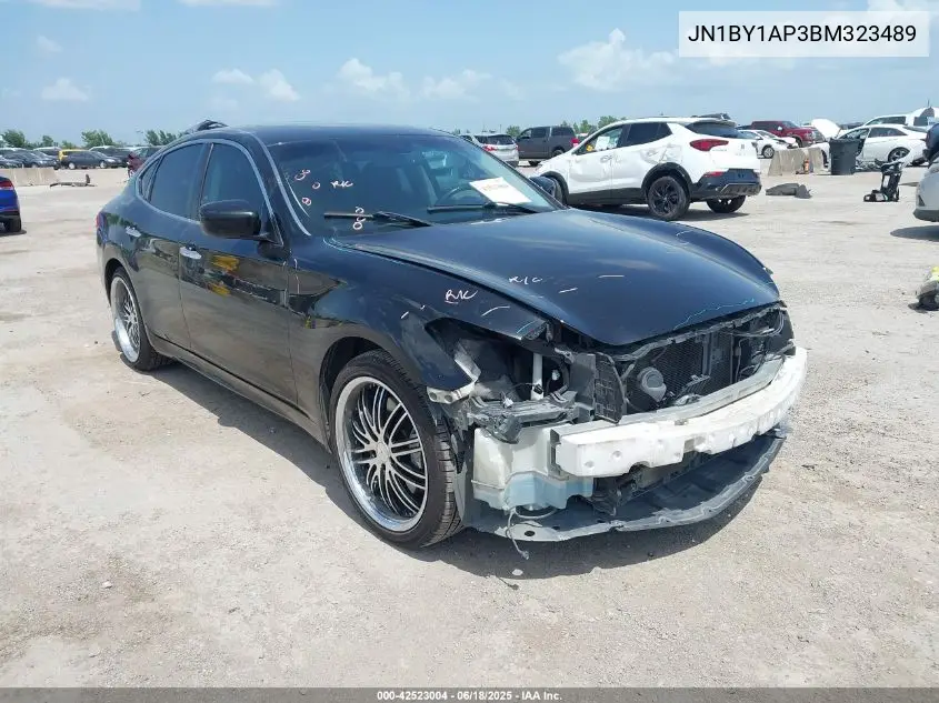 2011 Infiniti M37 VIN: JN1BY1AP3BM323489 Lot: 42523004