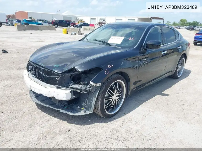 2011 Infiniti M37 VIN: JN1BY1AP3BM323489 Lot: 42523004
