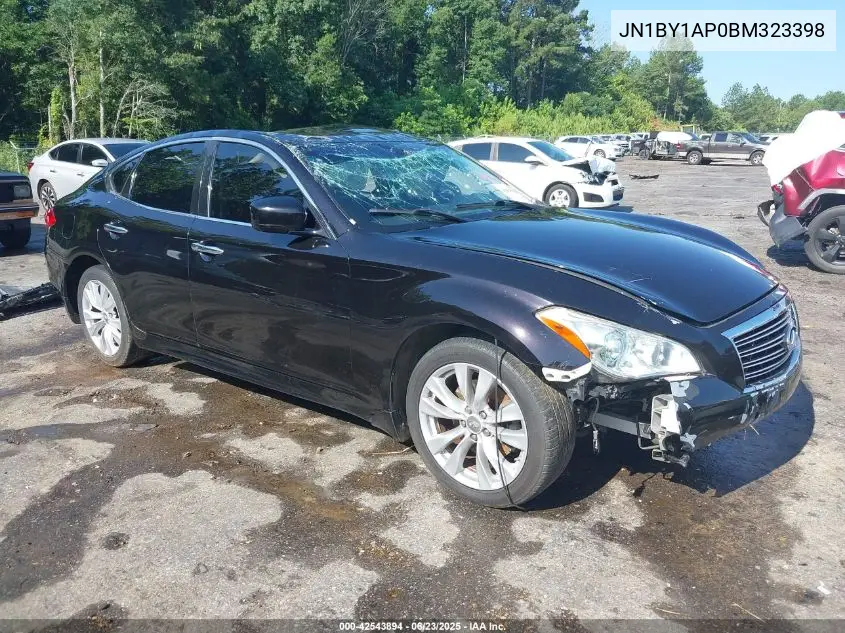 2011 Infiniti M37 VIN: JN1BY1AP0BM323398 Lot: 42543894