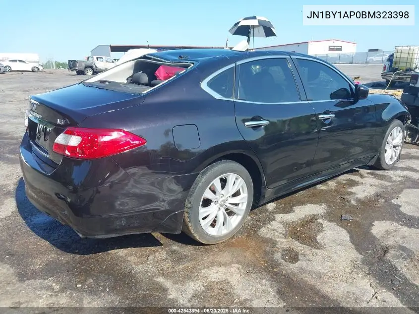 2011 Infiniti M37 VIN: JN1BY1AP0BM323398 Lot: 42543894
