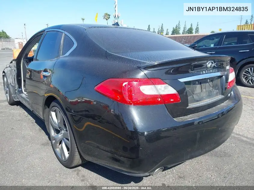 2011 Infiniti M37 VIN: JN1BY1AP1BM324835 Lot: 42592066