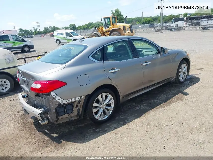 2011 Infiniti M37X VIN: JN1BY1AR9BM373704 Lot: 42628896