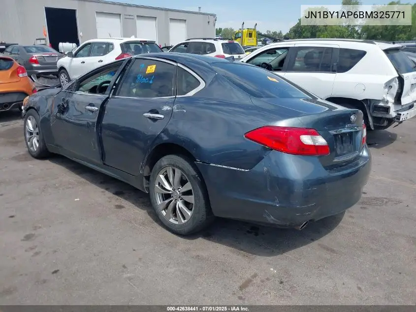 2011 Infiniti M37 VIN: JN1BY1AP6BM325771 Lot: 42638441