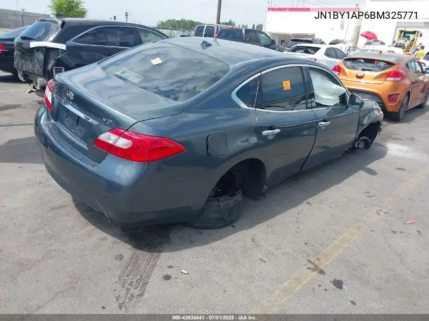 2011 Infiniti M37 VIN: JN1BY1AP6BM325771 Lot: 42638441