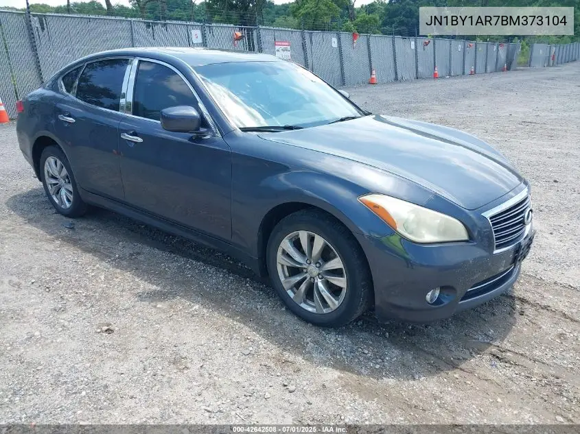 2011 Infiniti M37X VIN: JN1BY1AR7BM373104 Lot: 42642508