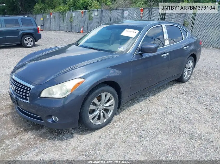 2011 Infiniti M37X VIN: JN1BY1AR7BM373104 Lot: 42642508