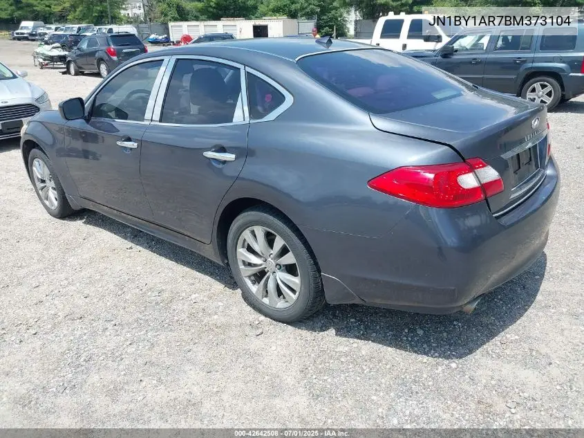 2011 Infiniti M37X VIN: JN1BY1AR7BM373104 Lot: 42642508