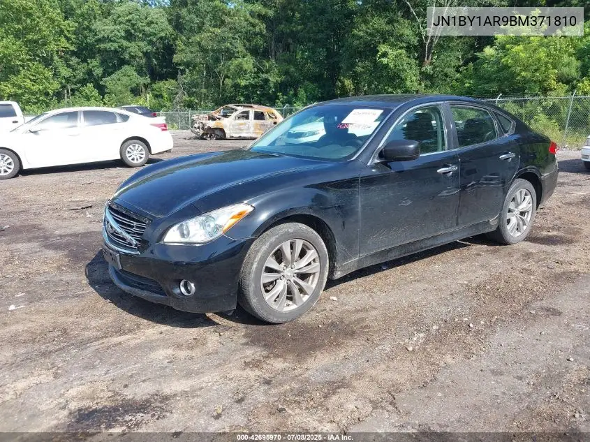 2011 Infiniti M37X VIN: JN1BY1AR9BM371810 Lot: 42695970