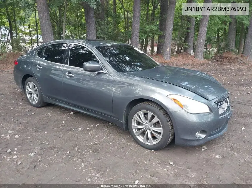 2011 Infiniti M37X VIN: JN1BY1AR2BM376993 Lot: 42717407