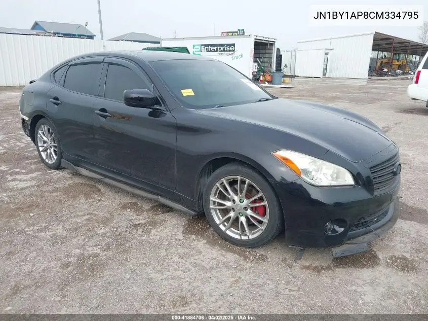2012 Infiniti M37 VIN: JN1BY1AP8CM334795 Lot: 41884706